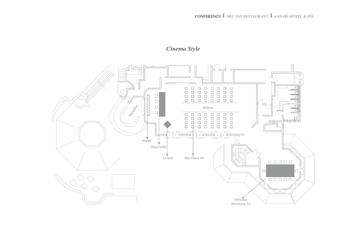Cinema floor plan