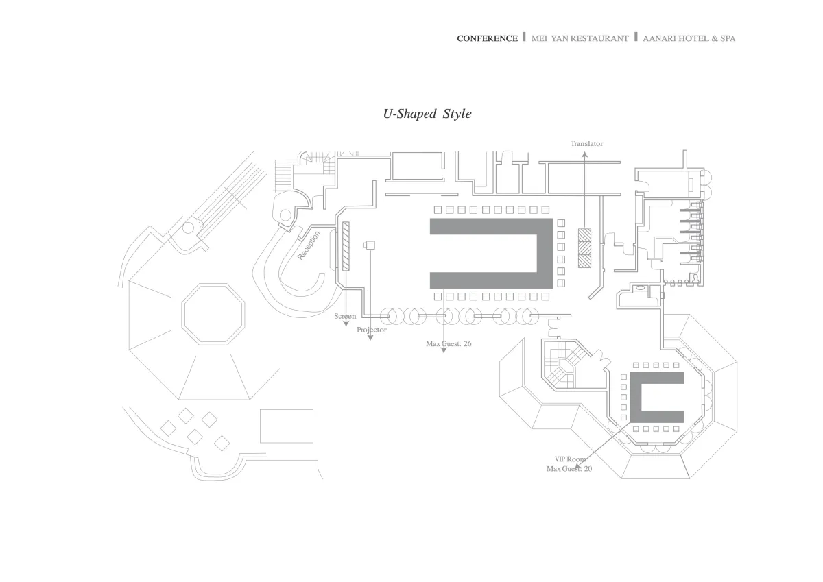 A U floor plan