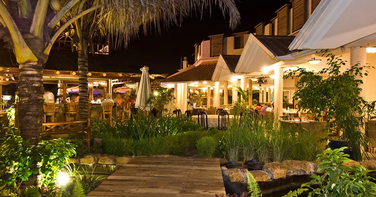 The Colonial Garden restaurant